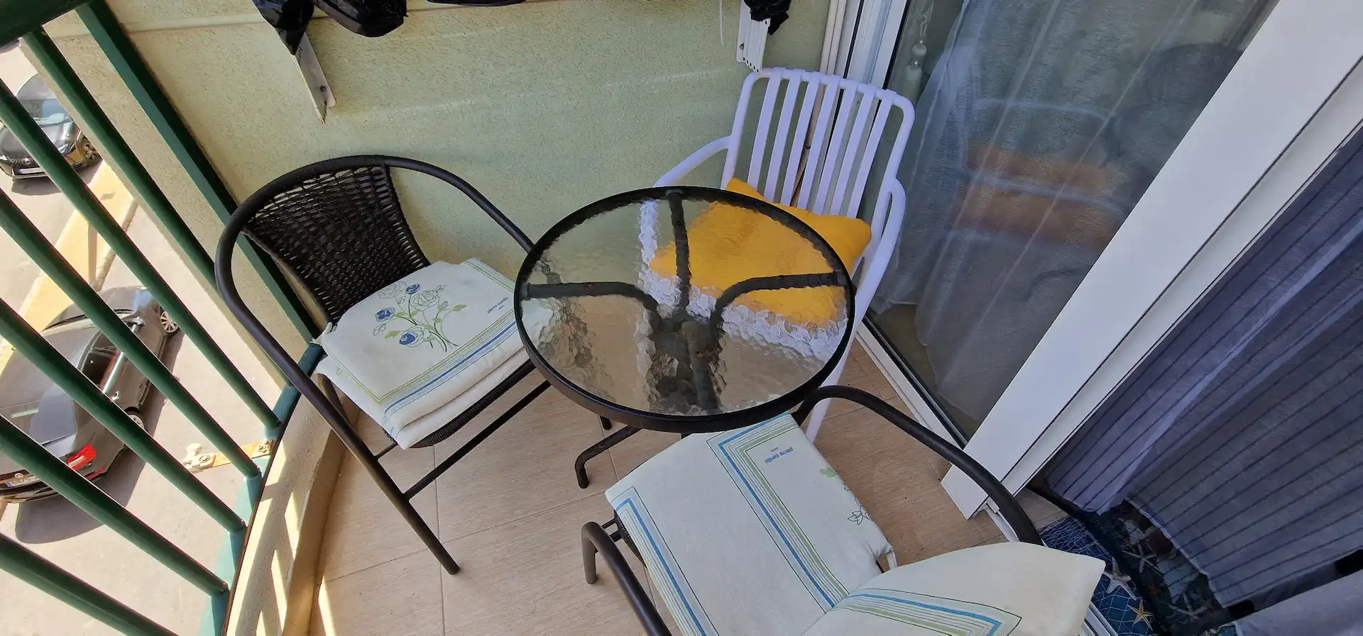 Terrassa de Apartament de lloguer en Guardamar del Segura amb Aire condicionat, Calefacció i Moblat