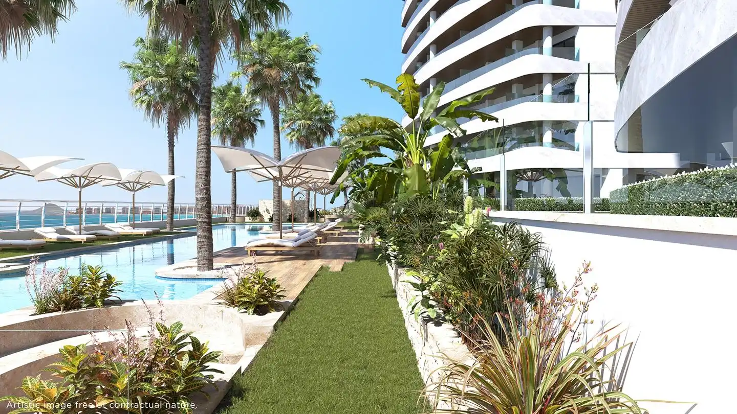 Terrassa de Apartament en venda en La Manga del Mar Menor amb Aire condicionat, Jardí privat i Terrassa