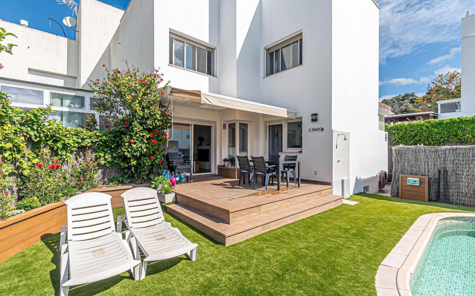 Terrace of House or chalet for sale in Castelldefels  with Air Conditioner, Heating and Private garden