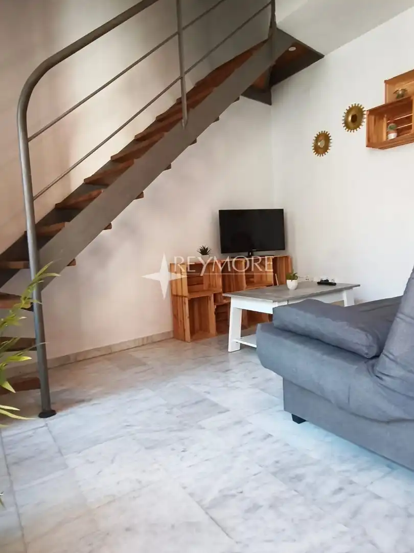 Sala d'estar de Dúplex de lloguer en Córdoba amb Aire condicionat, Calefacció i Moblat