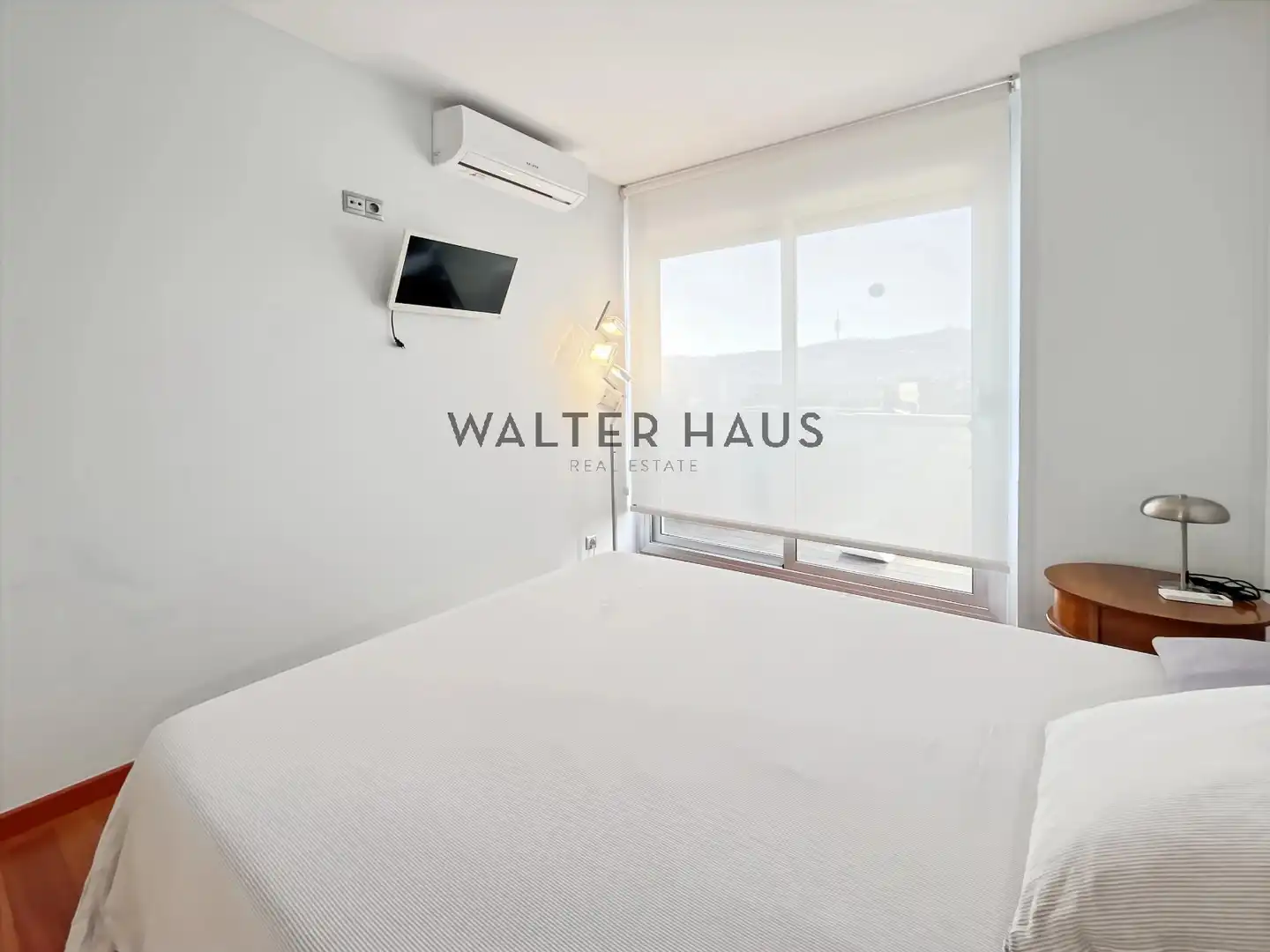 Schlafzimmer von Wohnung zur Miete in Barcelona mit Klimaanlage, Heizung und Möbliert