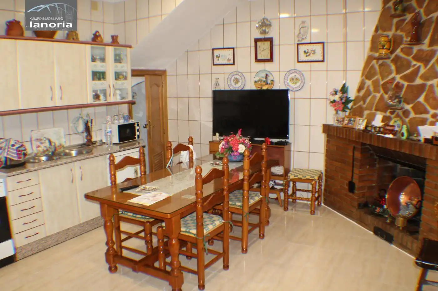 Cuina de Casa o xalet en venda en Albacete amb Aire condicionat, Terrassa i Traster