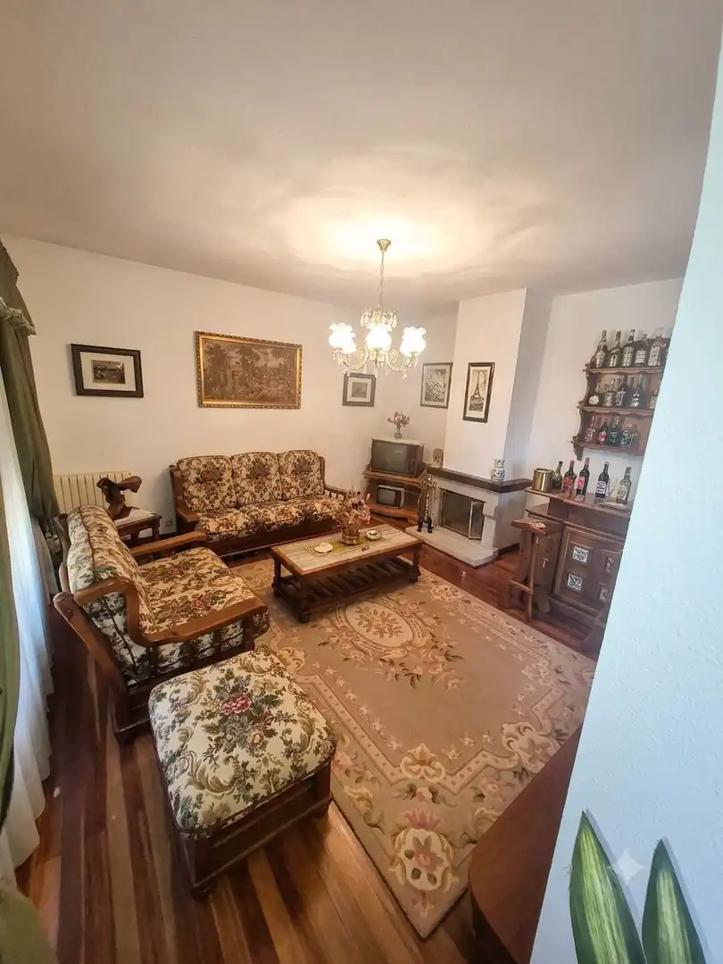 Sala d'estar de Casa o xalet en venda en Chozas de Abajo amb Calefacció i Piscina