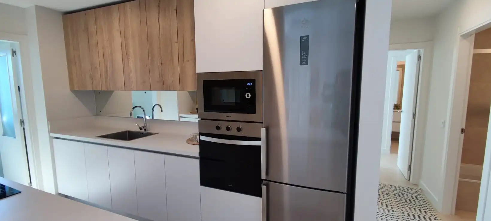 Cocina de Piso de alquiler en Colmenar Viejo con Aire acondicionado, Calefacción y Jardín privado