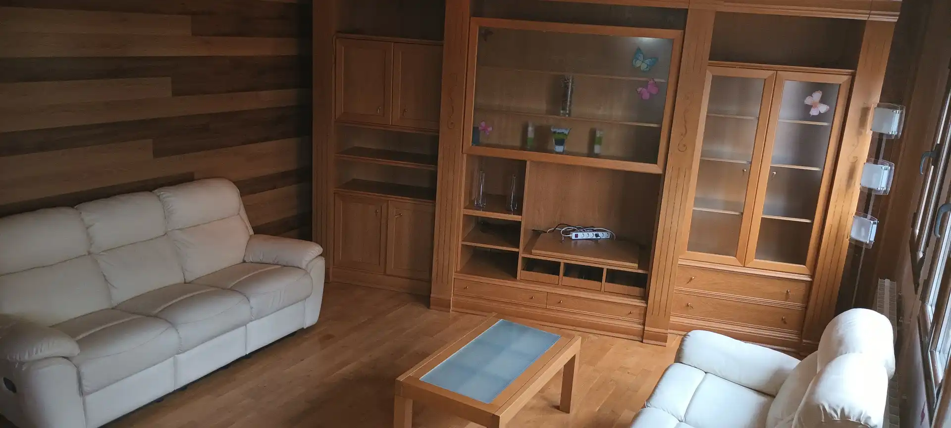 Wohnzimmer von Maisonette zur Miete in Segovia mit Klimaanlage, Heizung und Parkett