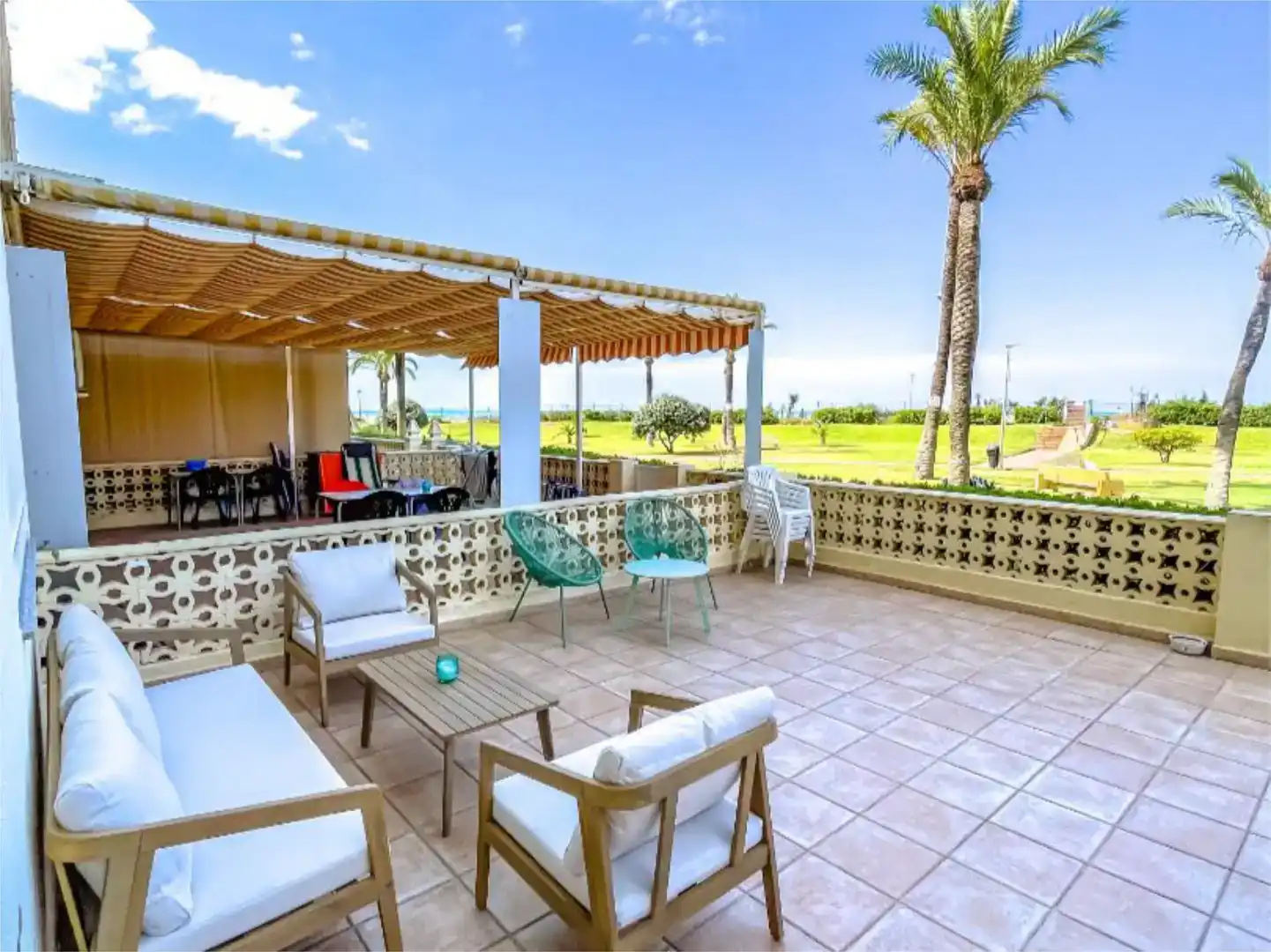 Terrace of Flat for rent in Las Marinas / Les Marines