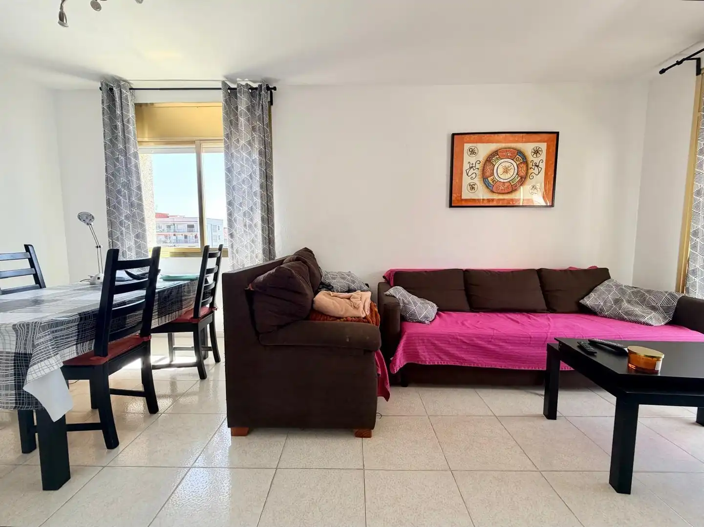 Wohnzimmer von Wohnung zum Verkauf in Cunit mit Klimaanlage, Heizung und Terrasse