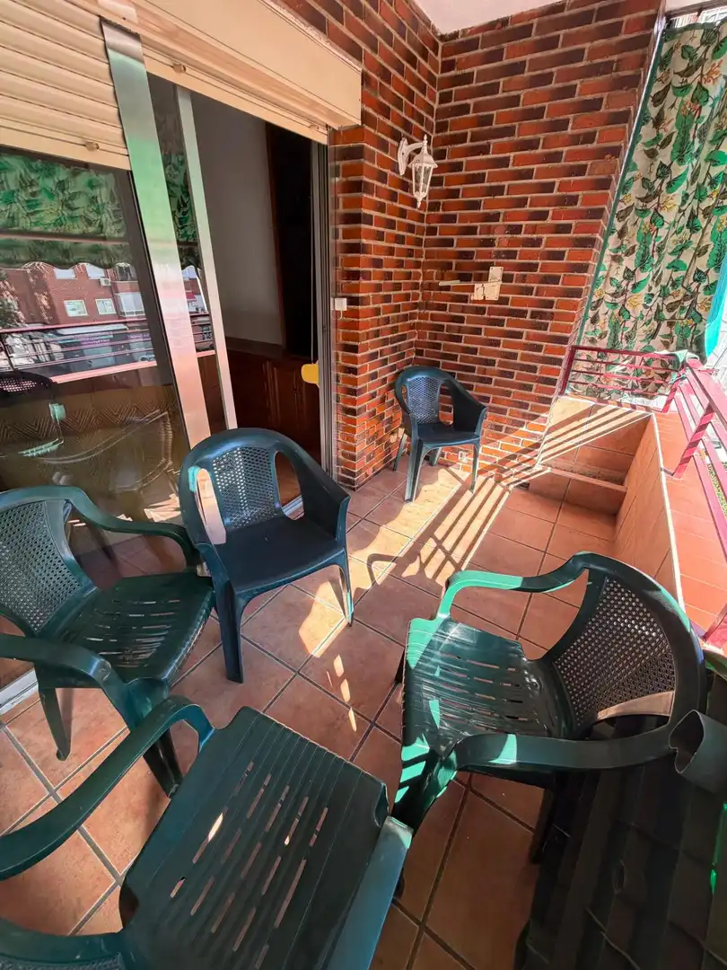 Terrace of Flat for sale in Móstoles  with Heating, Terrace and Furnished