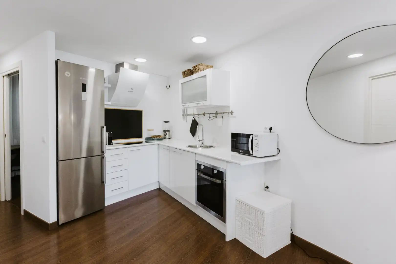 Kitchen of Apartments for rent in Calpe / Calp  with Air Conditioner, Heating and Parquet flooring