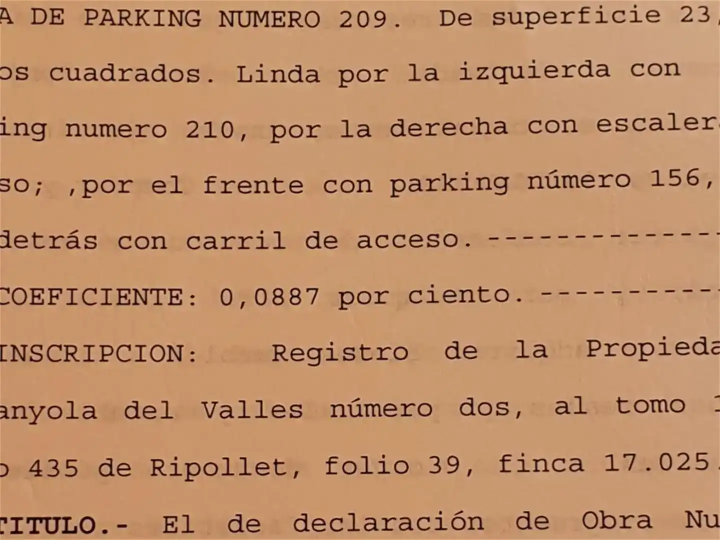 Parking de Garaje en venta en Can Tiana