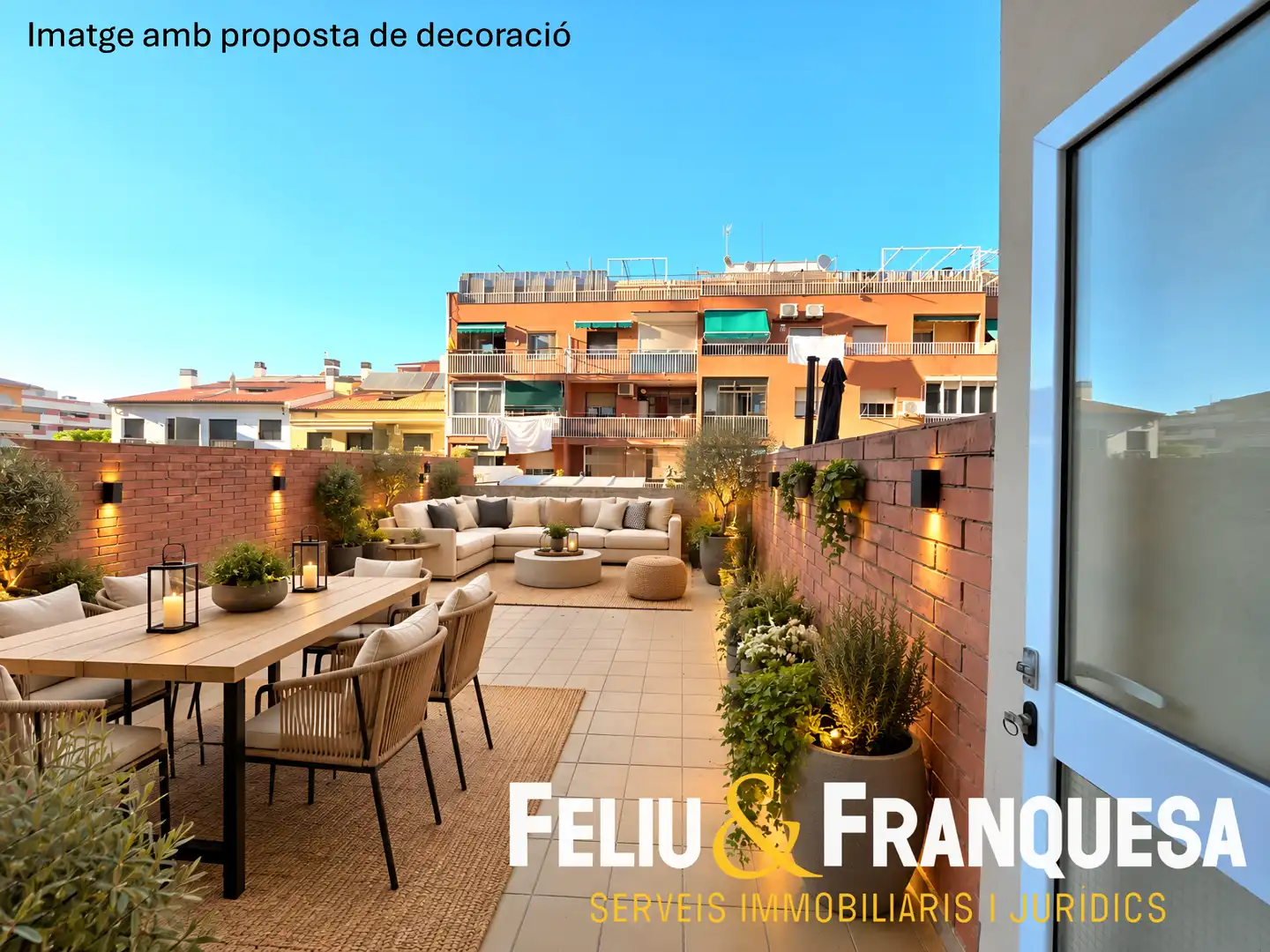Terrace of Flat for sale in El Coll
