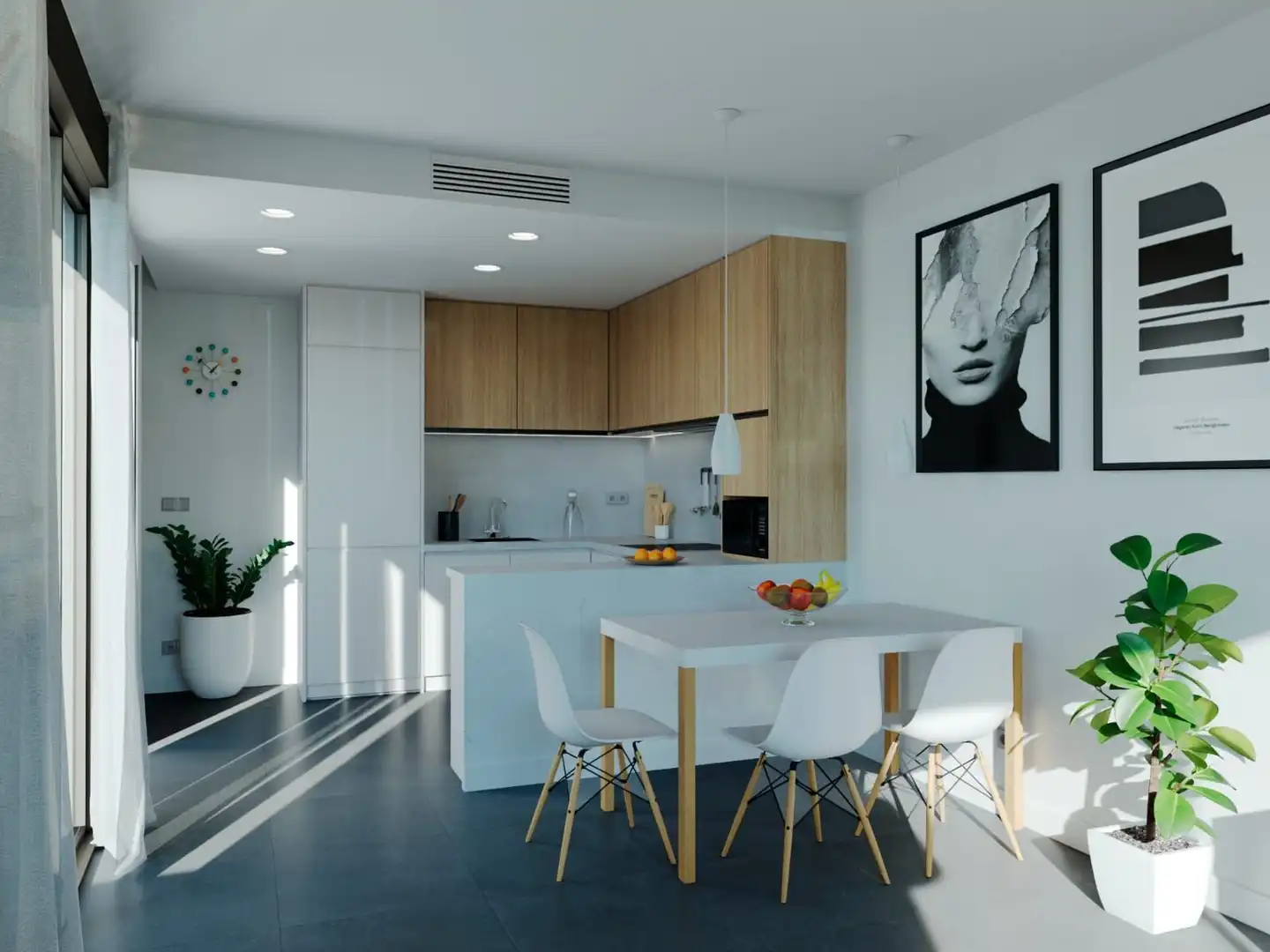 Cuina de Apartament en venda en Pilar de la Horadada amb Piscina comunitària