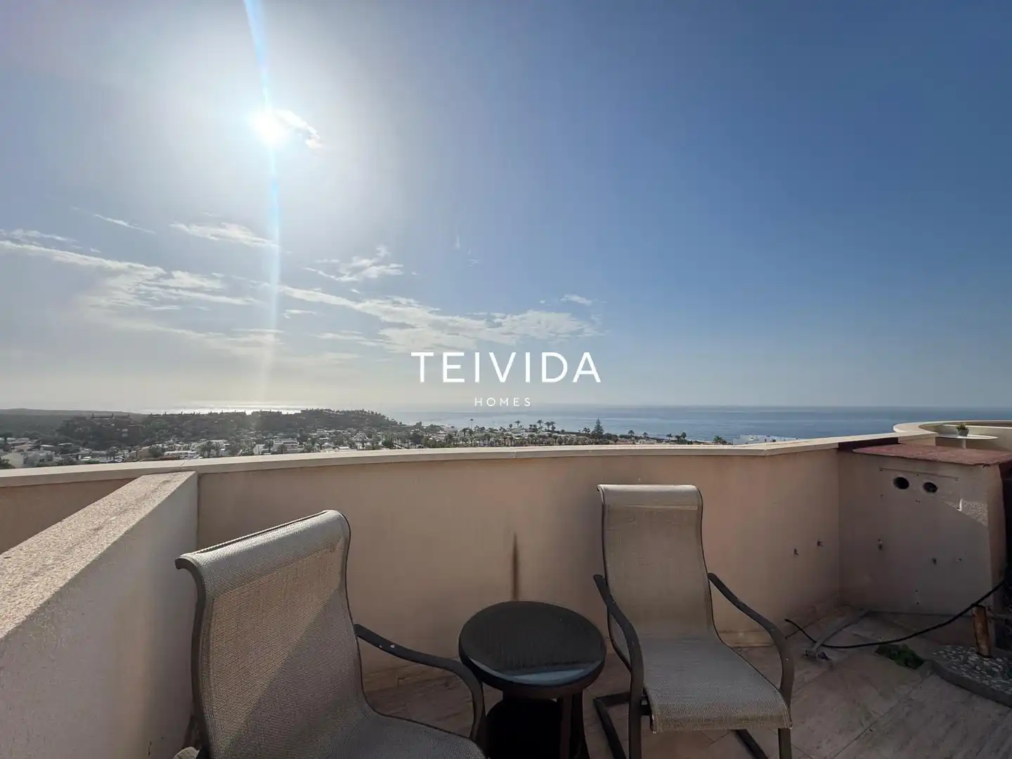 Terrace of Attic for rent in Arona  with Terrace, Swimming Pool and Furnished