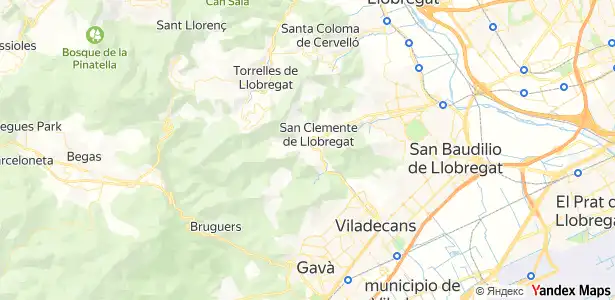 Vista exterior de Pis en venda en Sant Climent de Llobregat