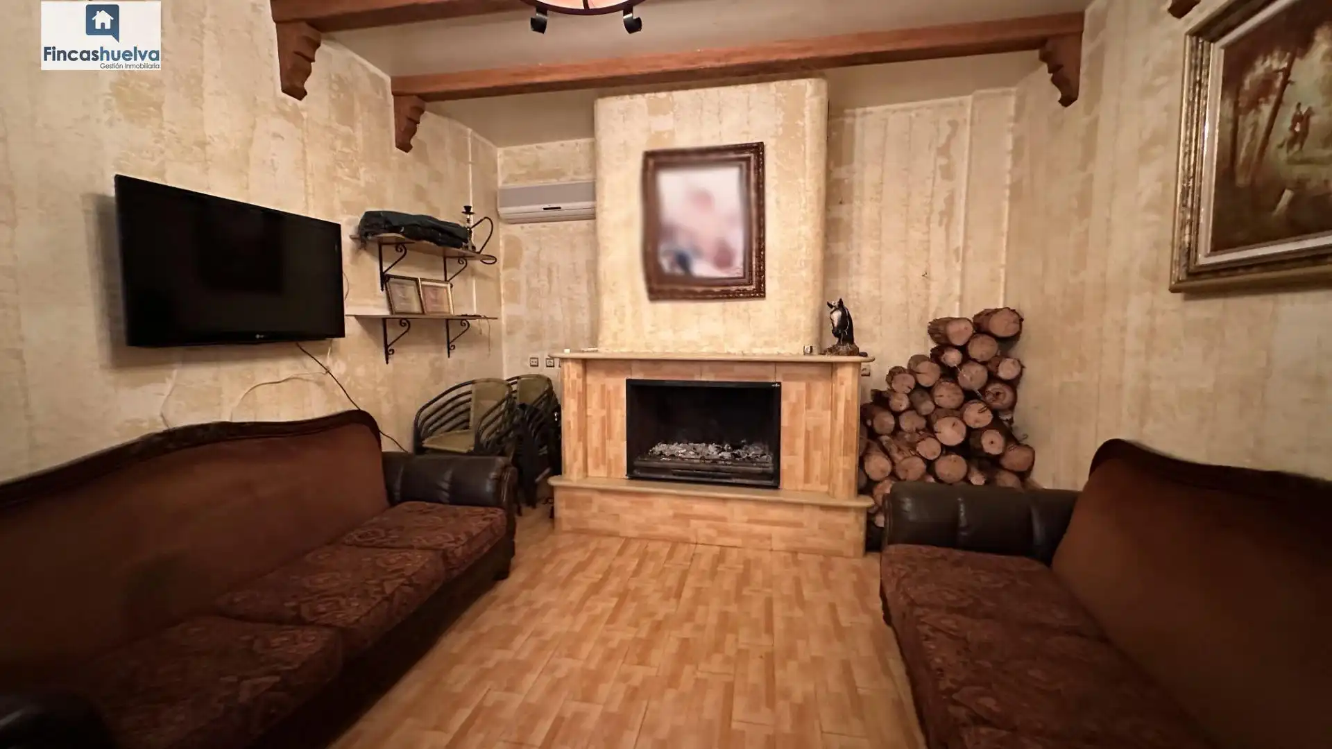 Living room of Houses for sale in Moguer  with Private garden, Terrace and Storage room