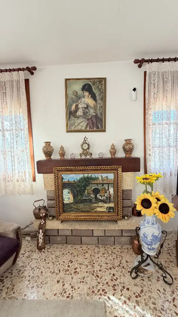 Sala d'estar de Casa o xalet en venda en Creixell amb Moblat, Forn i Rentadora