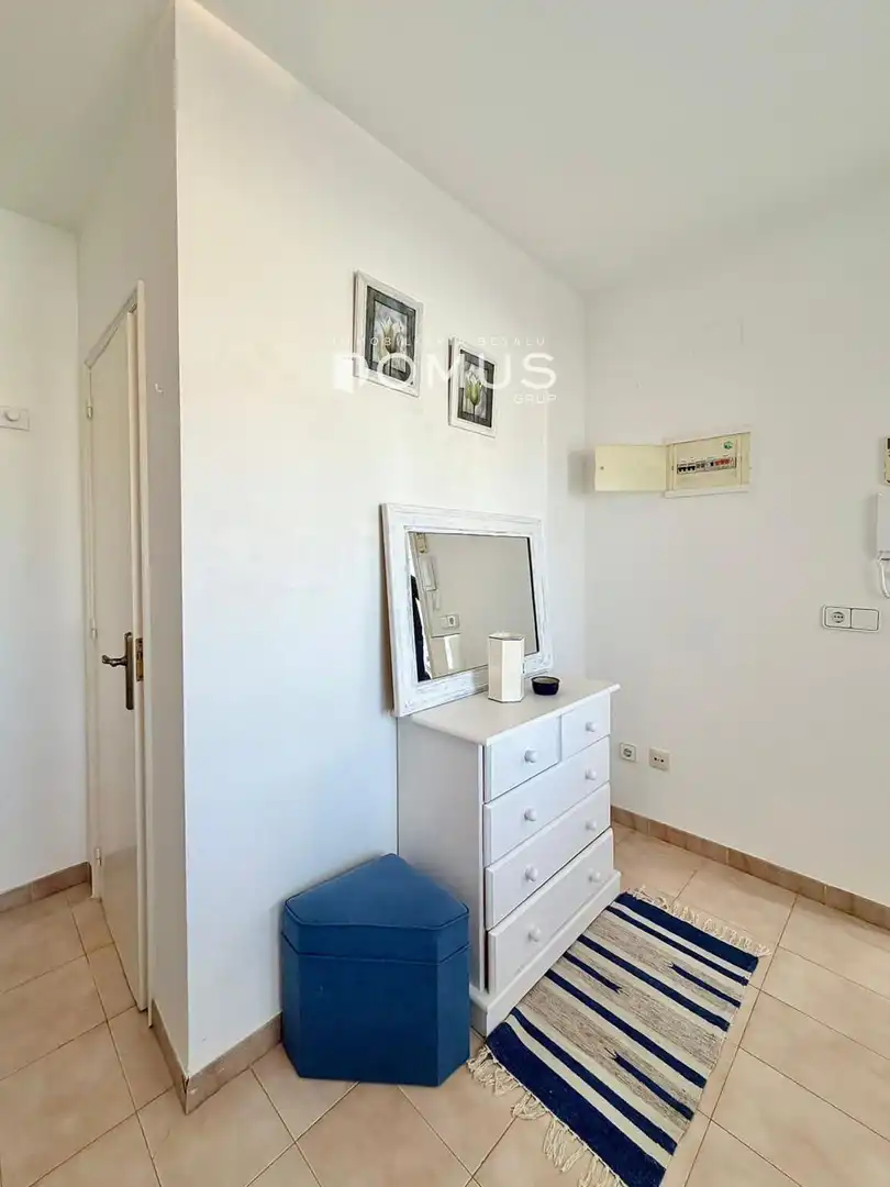 Schlafzimmer von Maisonette zur Miete in L'Escala mit Klimaanlage, Heizung und Terrasse
