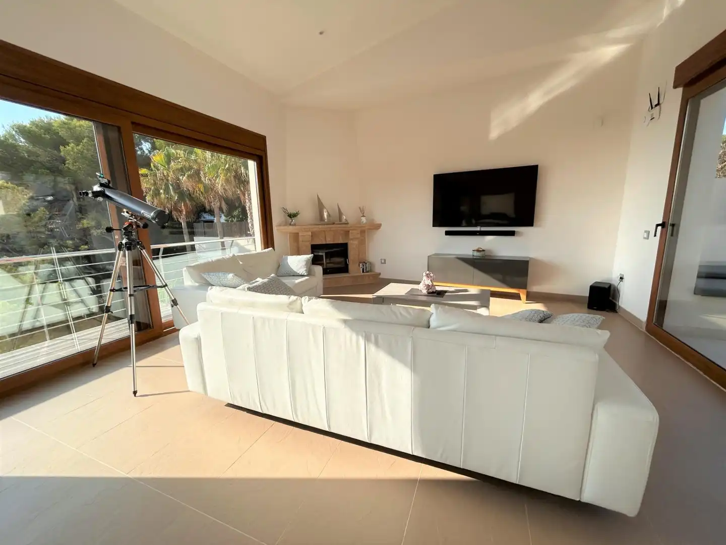 Sala de estar de Casa o chalet en venta en Jávea / Xàbia con Aire acondicionado, Calefacción y Jardín privado