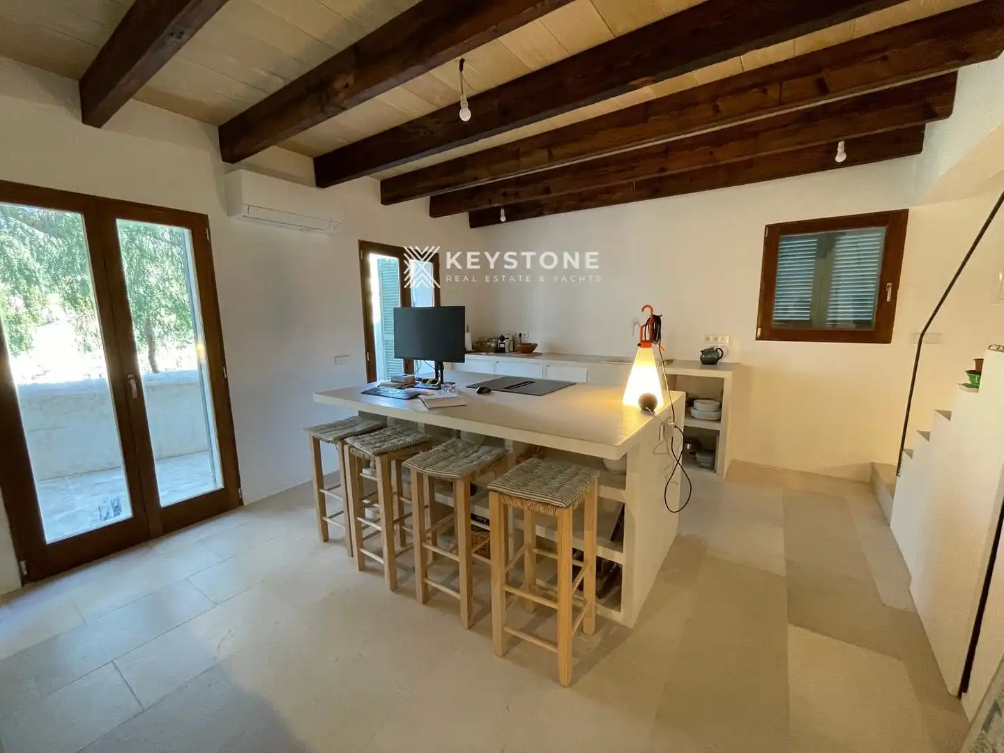 Cocina de Casa o chalet de alquiler en Estellencs con Aire acondicionado, Terraza y Amueblado