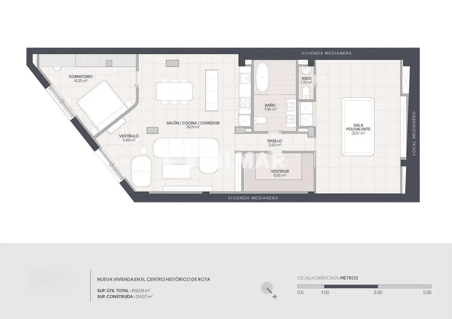 Wohnung zum Verkauf in Centro - La Costilla