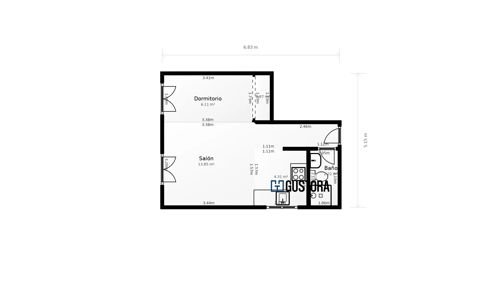 Wohnung zum Verkauf in Donostia - San Sebastián  mit Klimaanlage, Parkett und Möbliert
