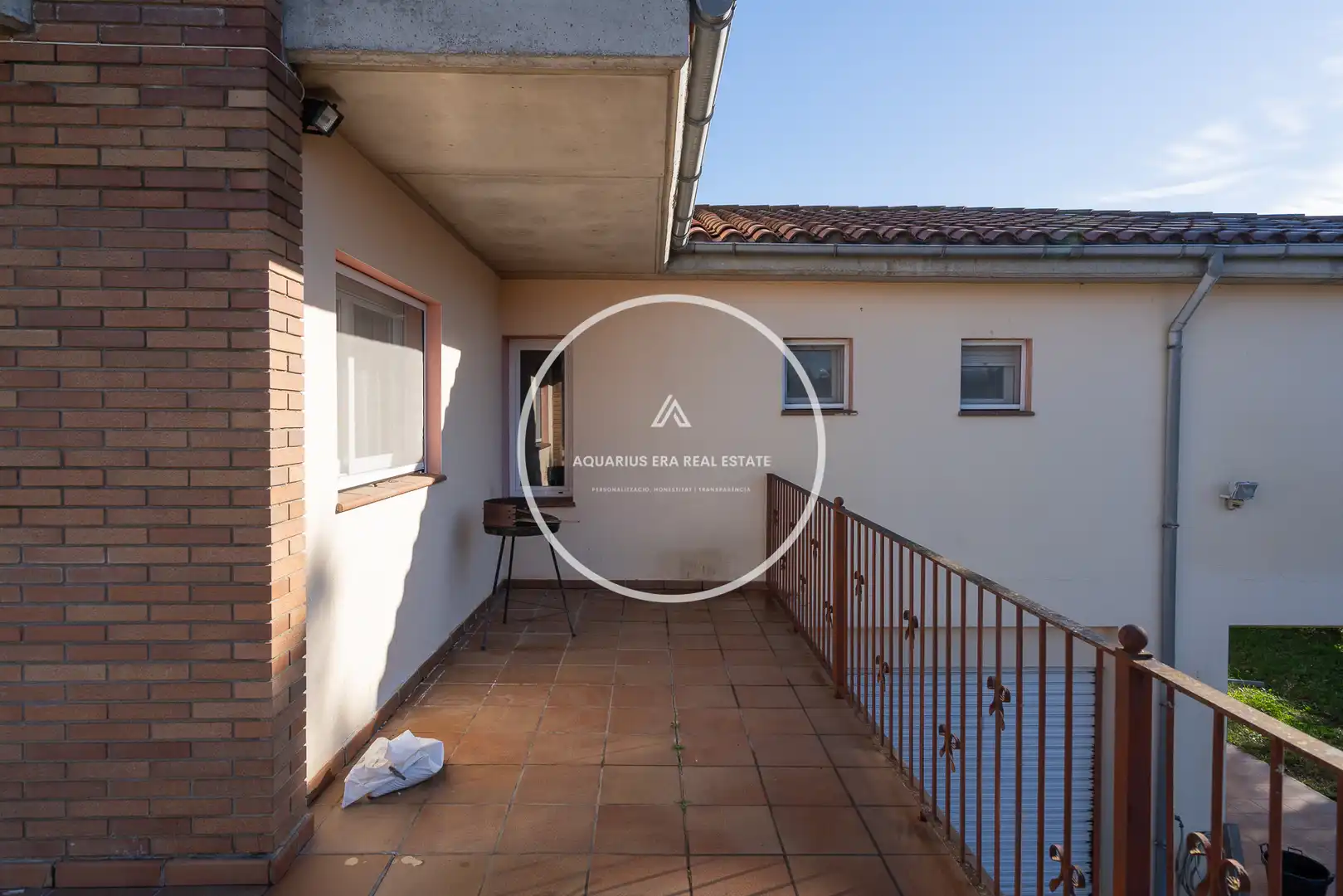 Terraza de Casa o chalet en venta en Santa Coloma de Farners con Calefacción, Jardín privado y Piscina