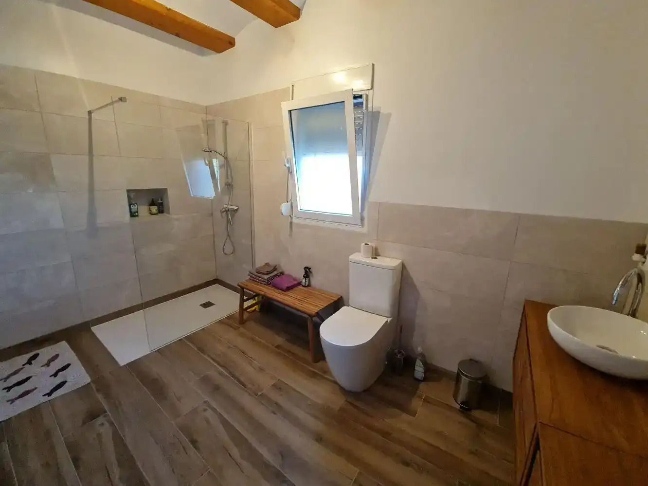 Baño de Finca rústica en venta en Pedreguer con Aire acondicionado, Jardín privado y Balcón