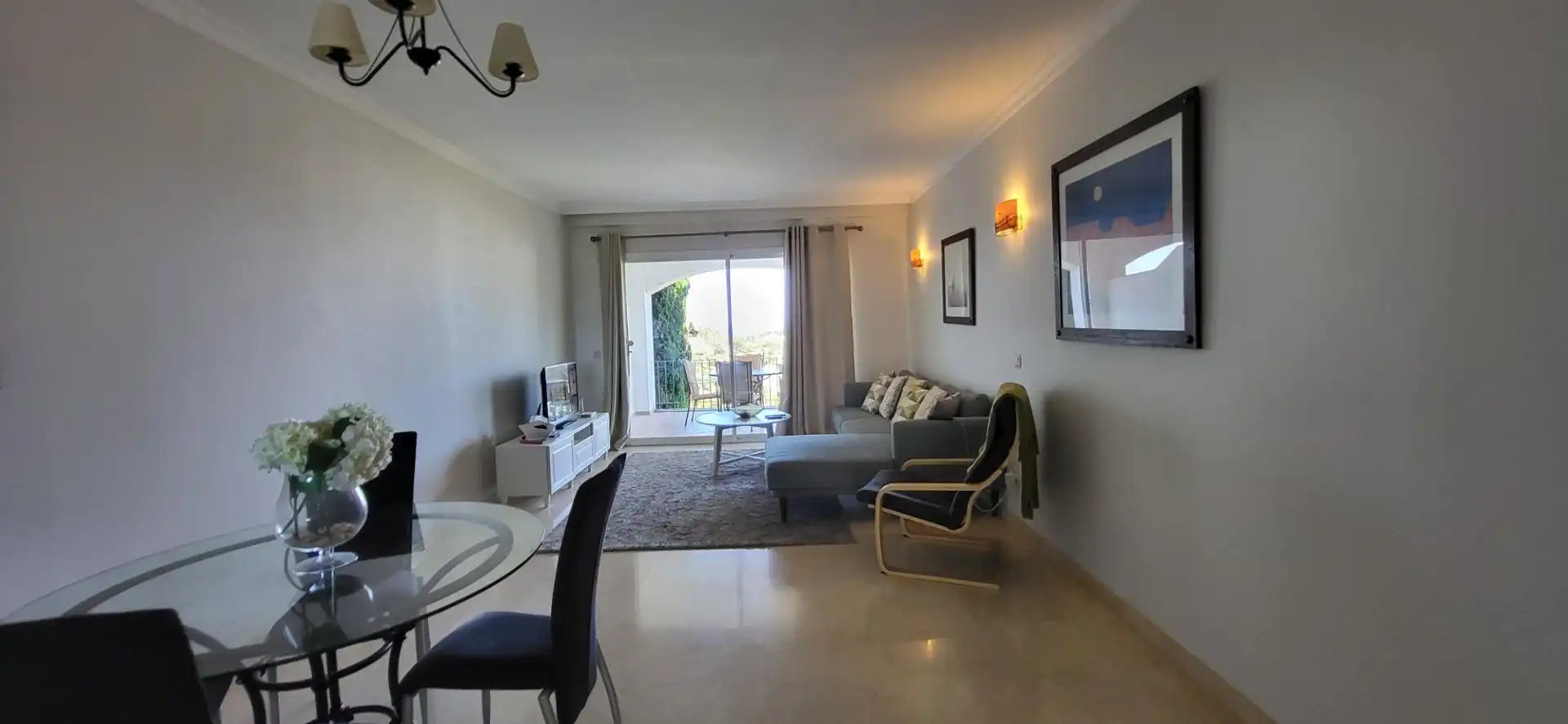 Living room of Apartments for rent in Benahavís  with Air Conditioner, Heating and Private garden