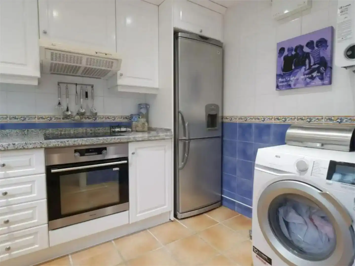 Cocina de Casa o chalet en venta en Finestrat con Aire acondicionado, Piscina y Balcón