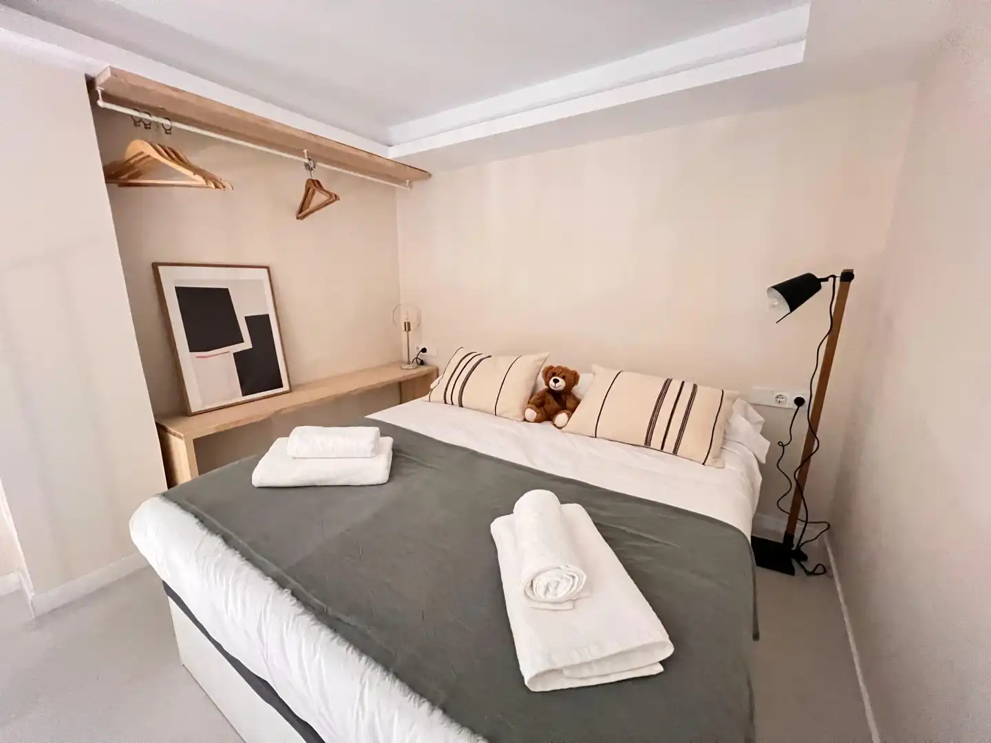 Schlafzimmer von Wohnung zum Verkauf in Valencia mit Klimaanlage, Heizung und Möbliert