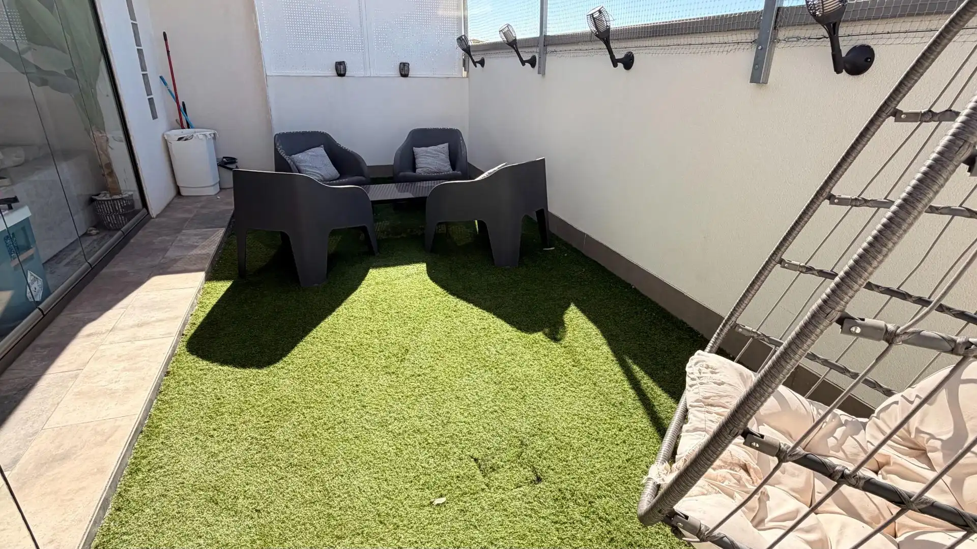 Terrasse von Dachboden zum Verkauf in Elche / Elx mit Heizung, Terrasse und Abstellraum