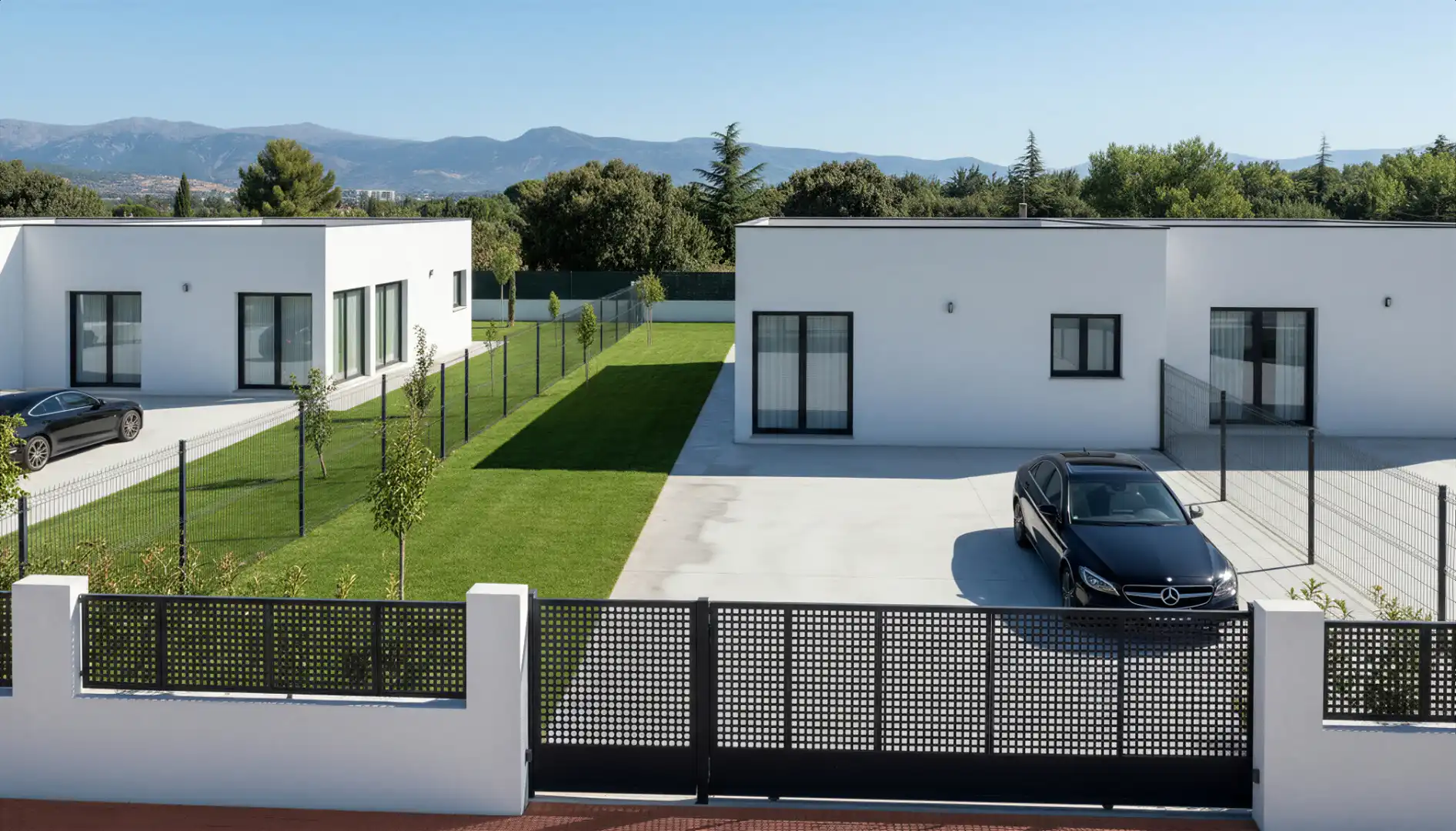 Vista exterior de Casa adosada en venta en El Espinar con Calefacción, Jardín privado y Terraza