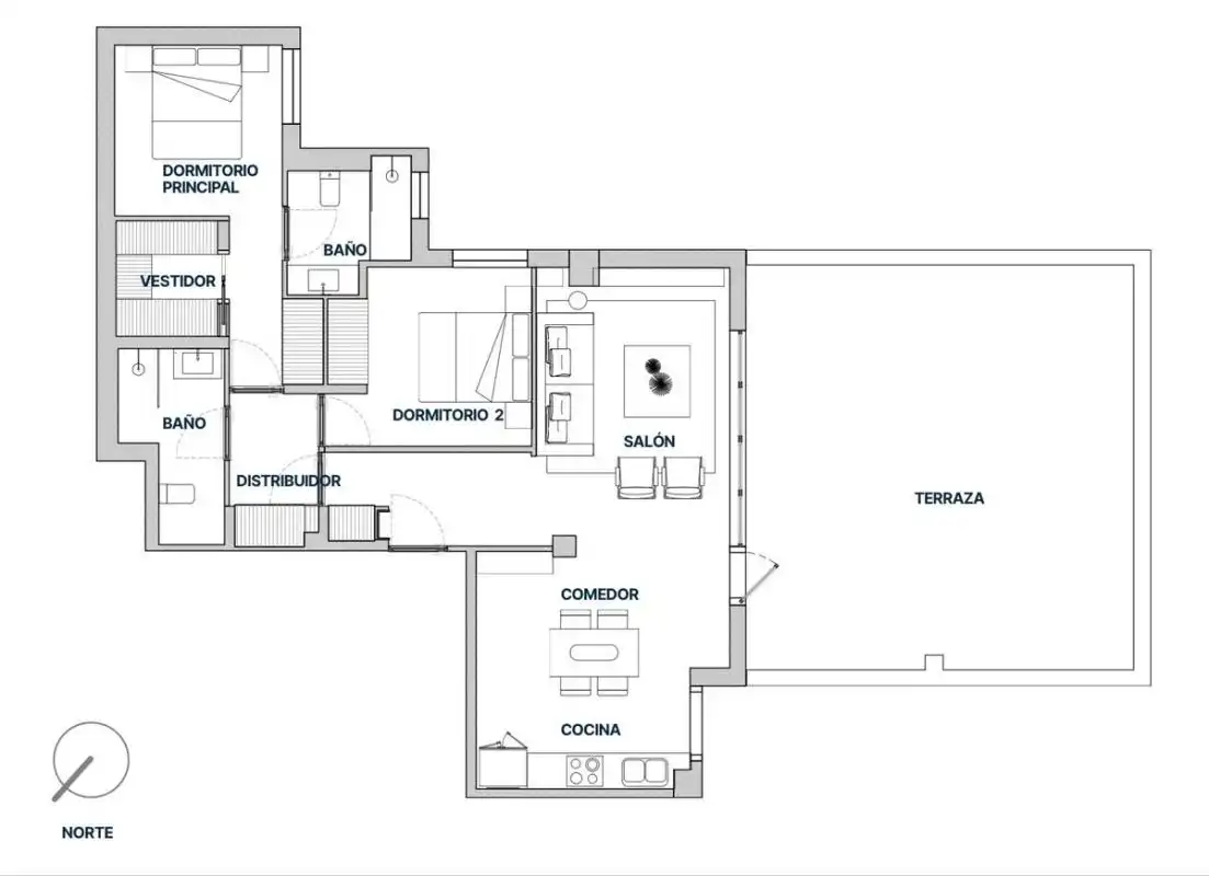 Attic for sale in Madrid  with Air Conditioner, Heating and Private garden