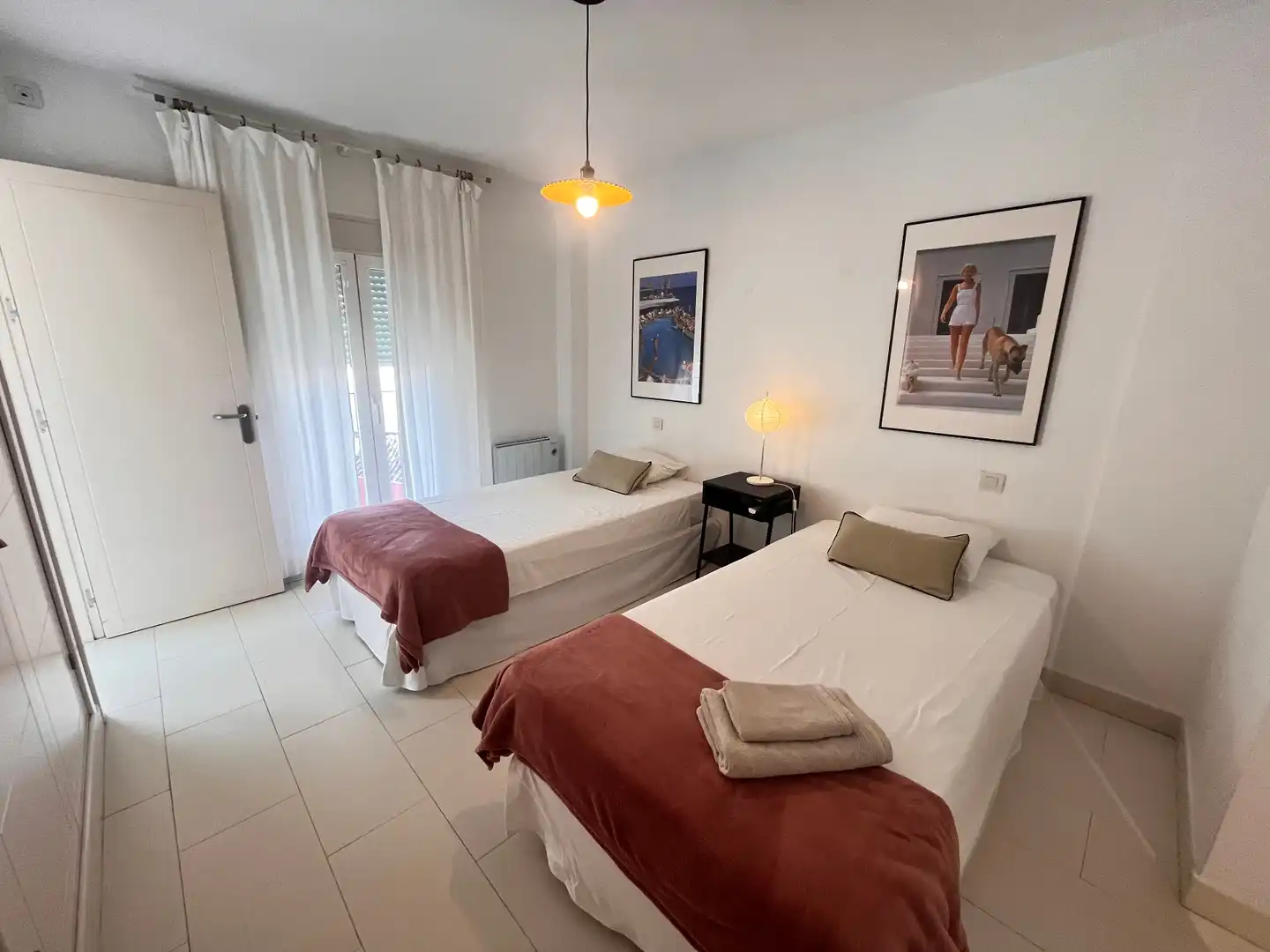 Dormitori de Pis de lloguer en Marbella amb Aire condicionat, Calefacció i Moblat