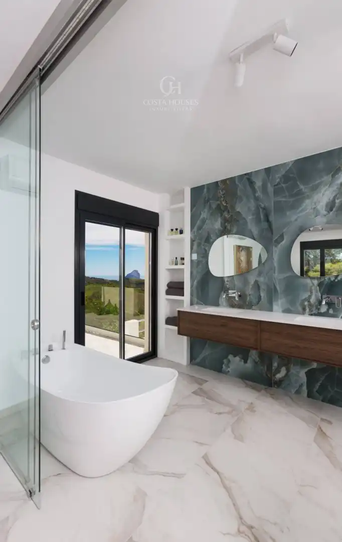 Baño de Casa o chalet en venta en Benissa con Aire acondicionado, Calefacción y Jardín privado