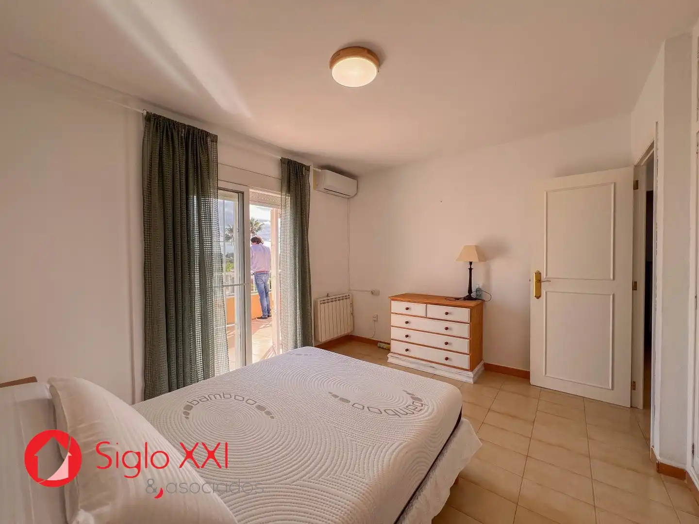 Schlafzimmer von Einfamilien-Reihenhaus zum Verkauf in Castellón de la Plana / Castelló de la Plana mit Klimaanlage, Heizung und Terrasse