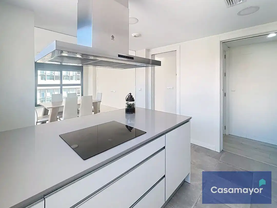 Cocina de Piso de alquiler en Alicante / Alacant con Aire acondicionado, Calefacción y Trastero