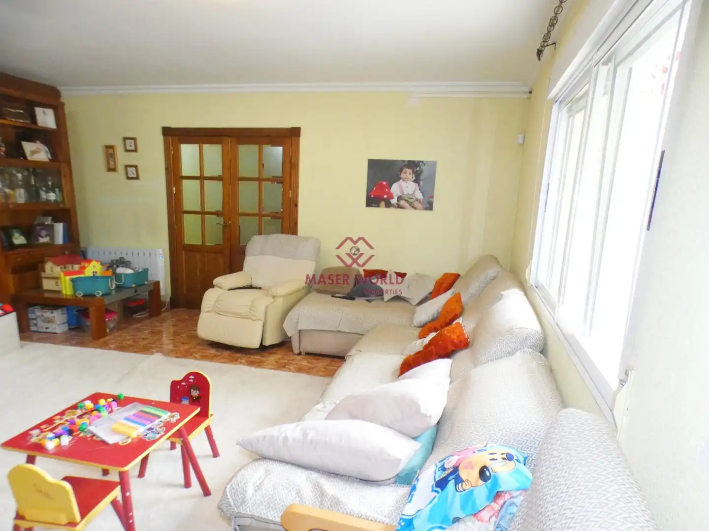 Sala de estar de Dúplex en venta en Mazarrón con Aire acondicionado, Jardín privado y Terraza