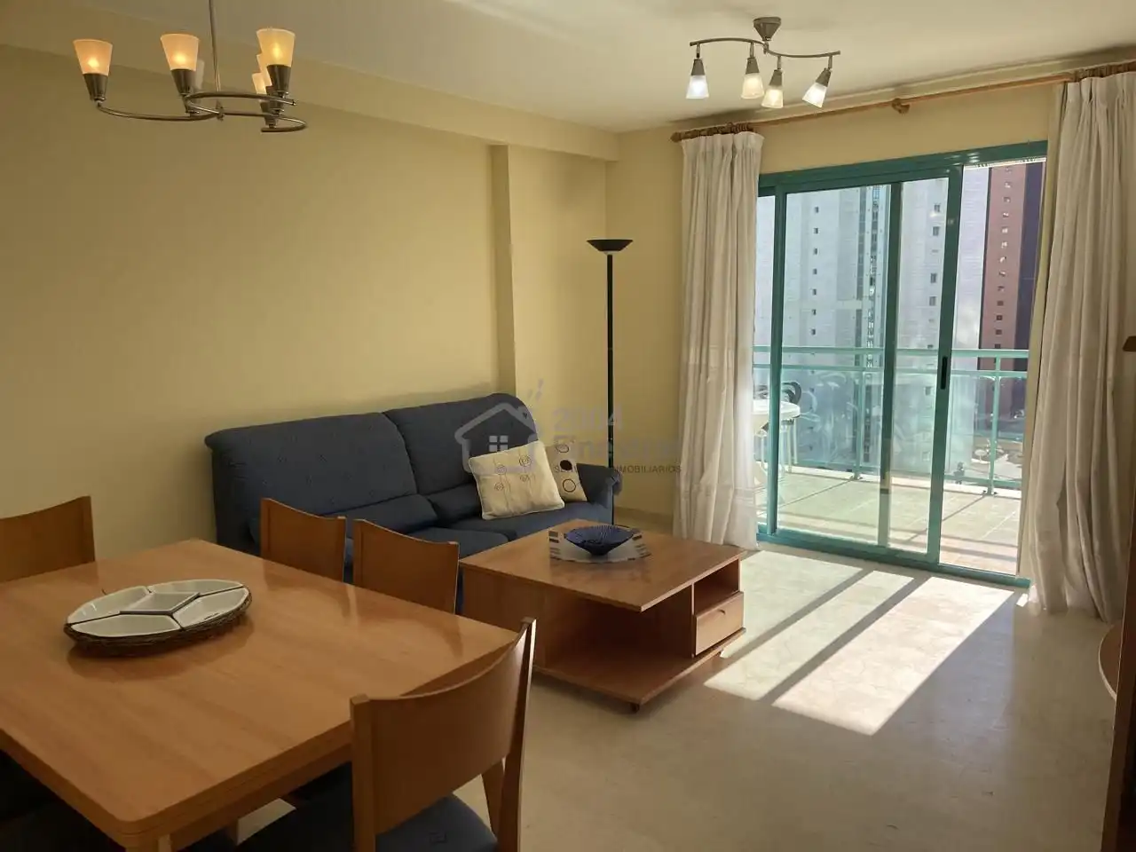 Wohnzimmer von Wohnungen zum Verkauf in Villajoyosa / La Vila Joiosa mit Möbliert und Gemeinschaftspool