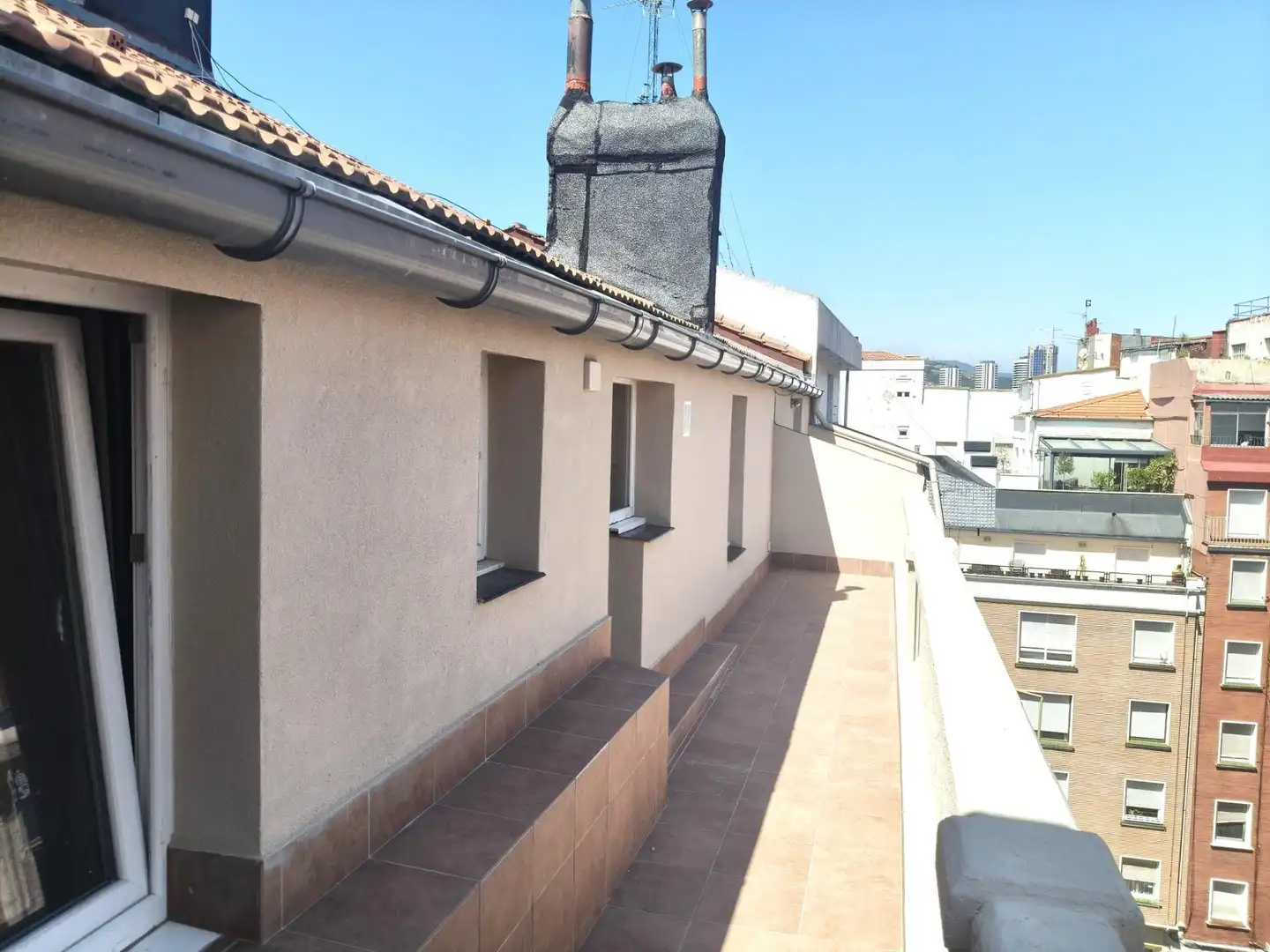 Balcony of Flat for sale in Bilbao   with Heating, Terrace and Furnished