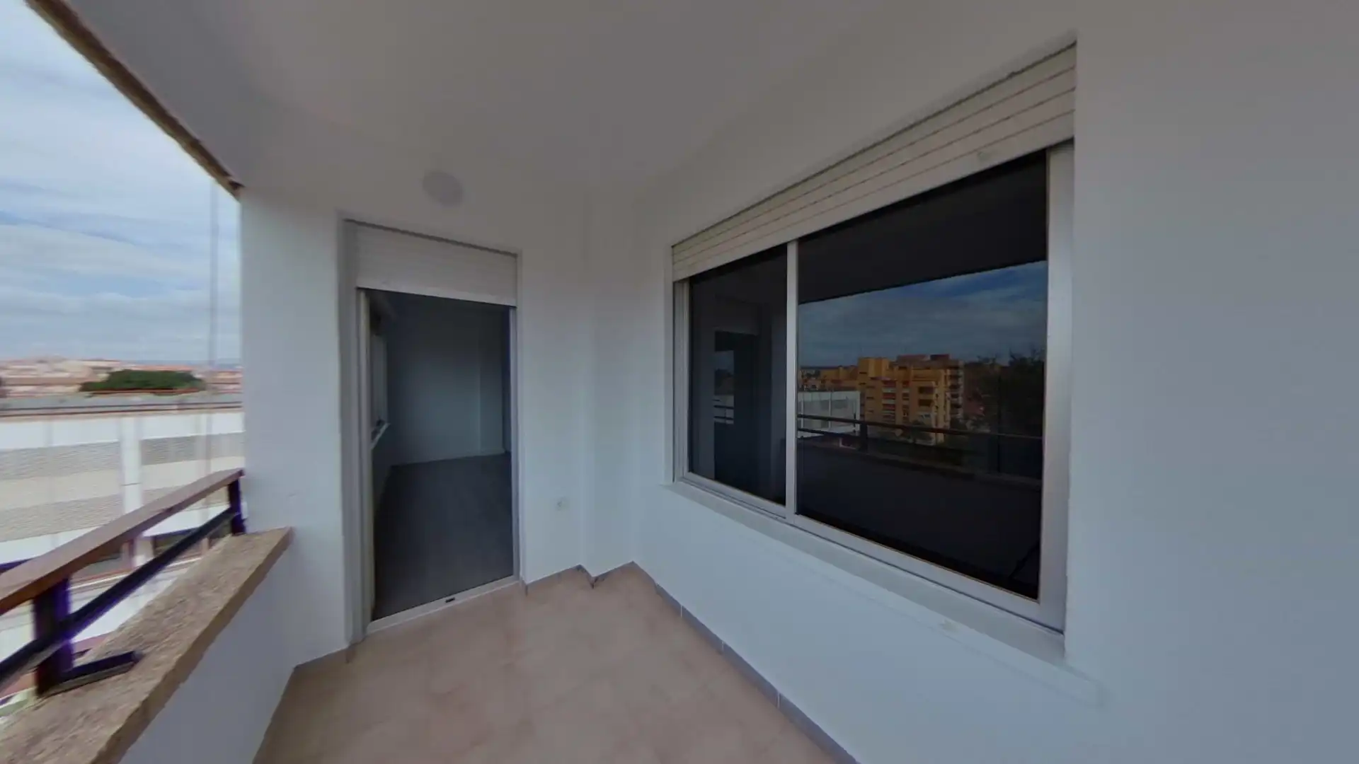 Balcony of Flat for sale in Murcia  with Parquet flooring and Storage room