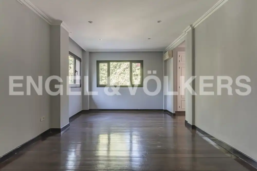 Living room of Houses for rent in Pozuelo de Alarcón  with Air Conditioner, Heating and Private garden