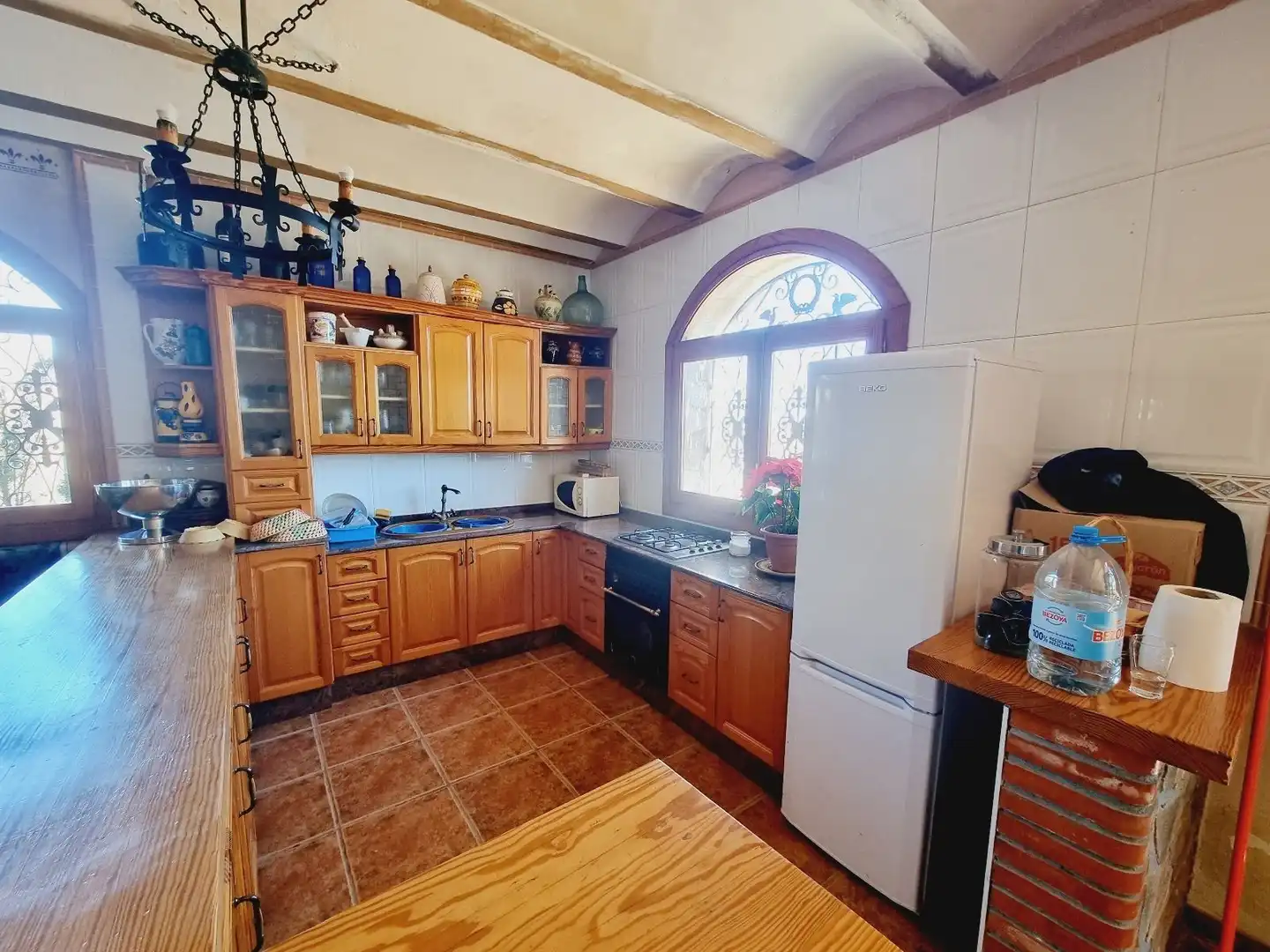 Cocina de Casa o chalet en venta en Cuevas del Almanzora con Aire acondicionado, Terraza y Amueblado