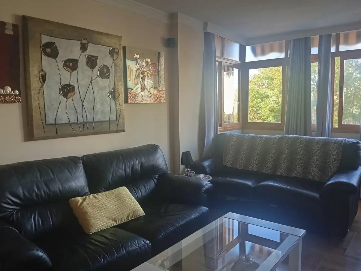 Living room of Flat for sale in Málaga  with Heating and Furnished