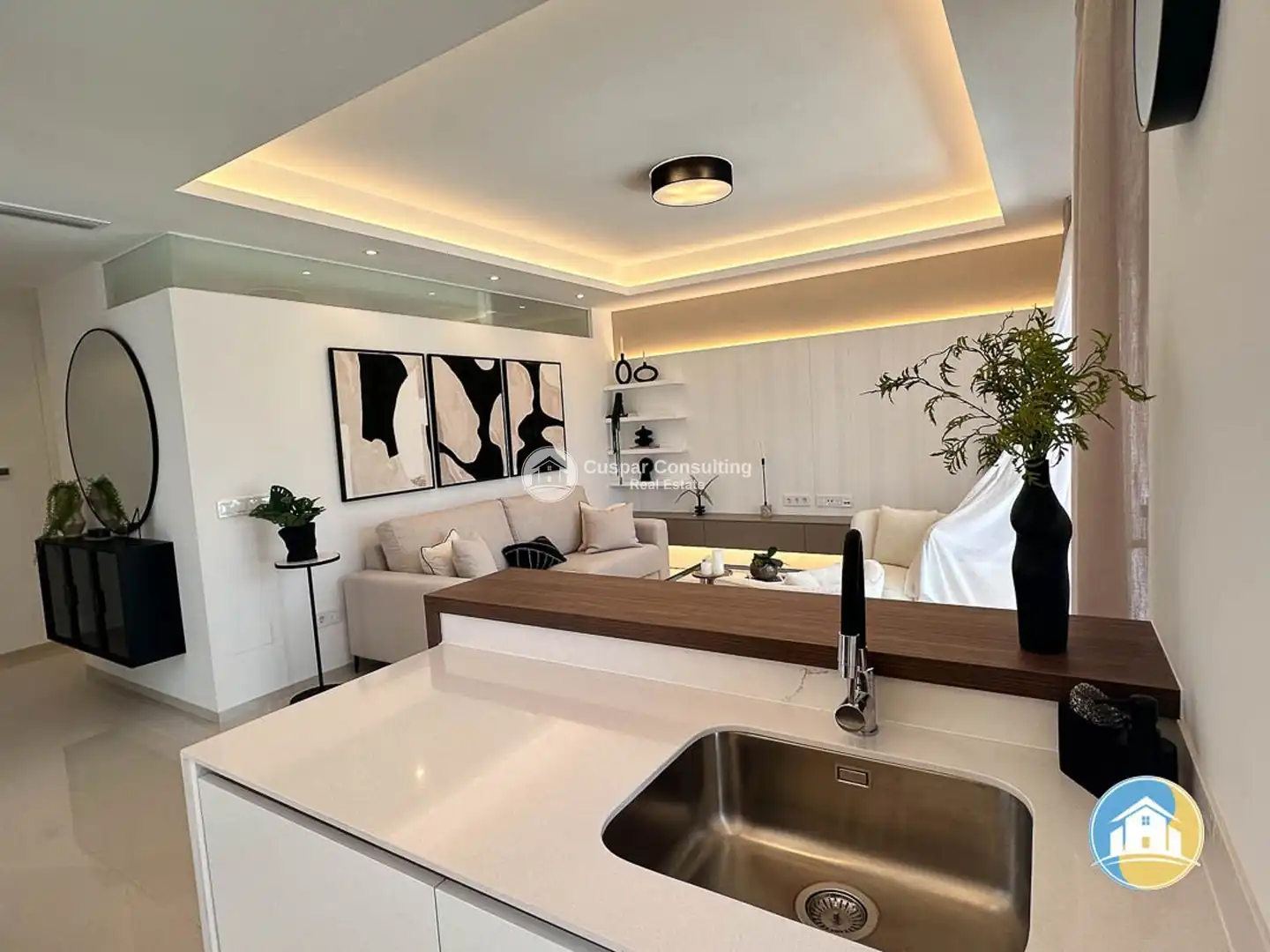 Sala de estar de Apartamento en venta en Rojales con Calefacción, Jardín privado y Terraza