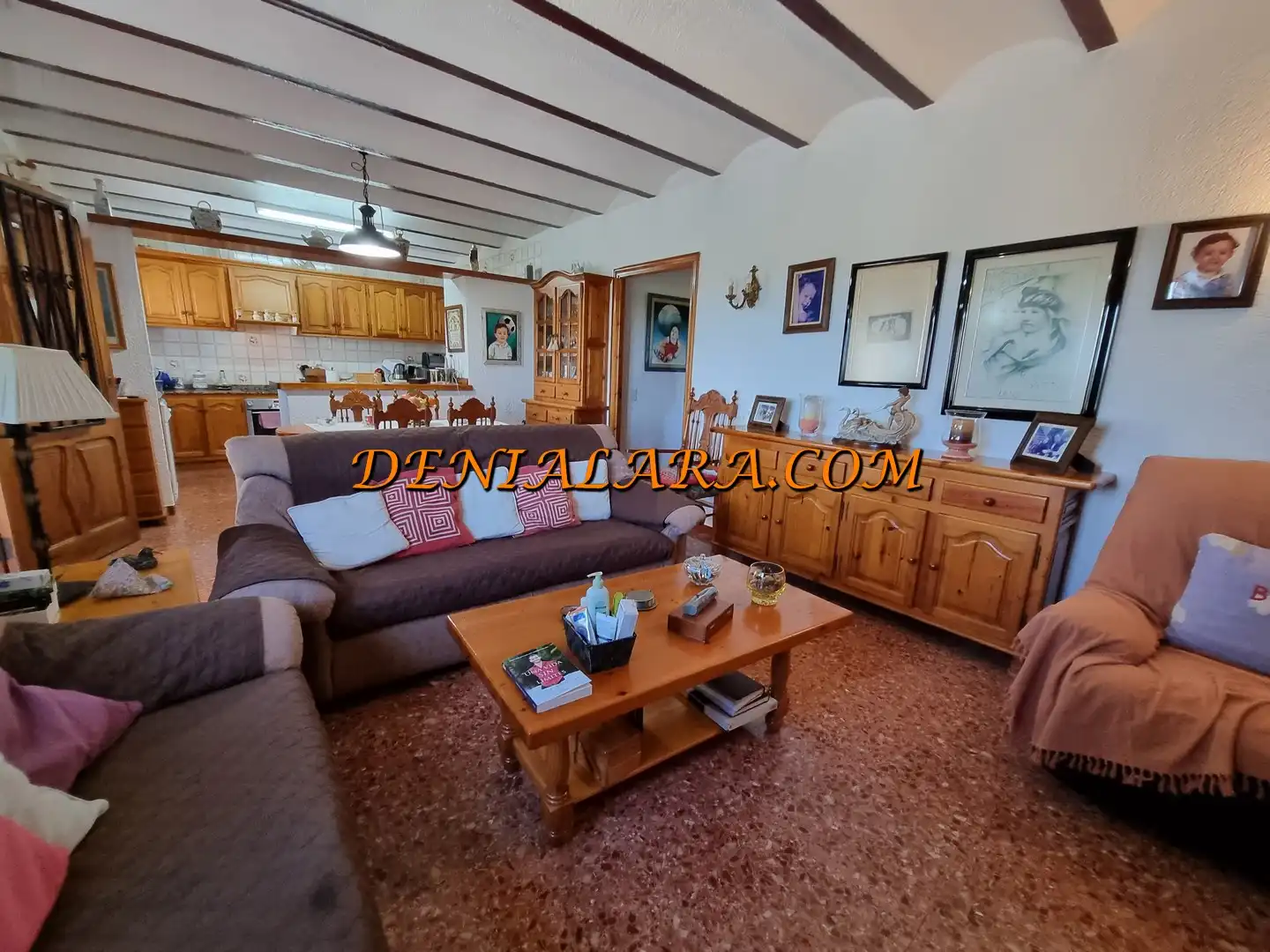 Sala de estar de Casa o chalet en venta en Dénia con Jardín privado, Terraza y Trastero
