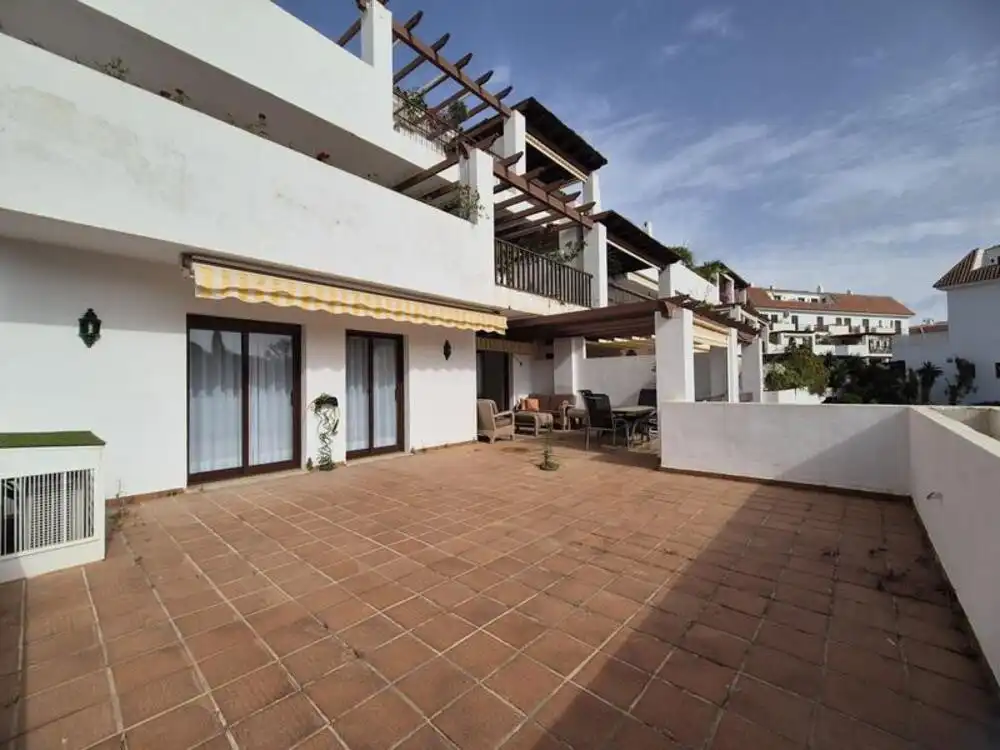 Terraza de Apartamento de alquiler en Marbella con Aire acondicionado, Terraza y Trastero