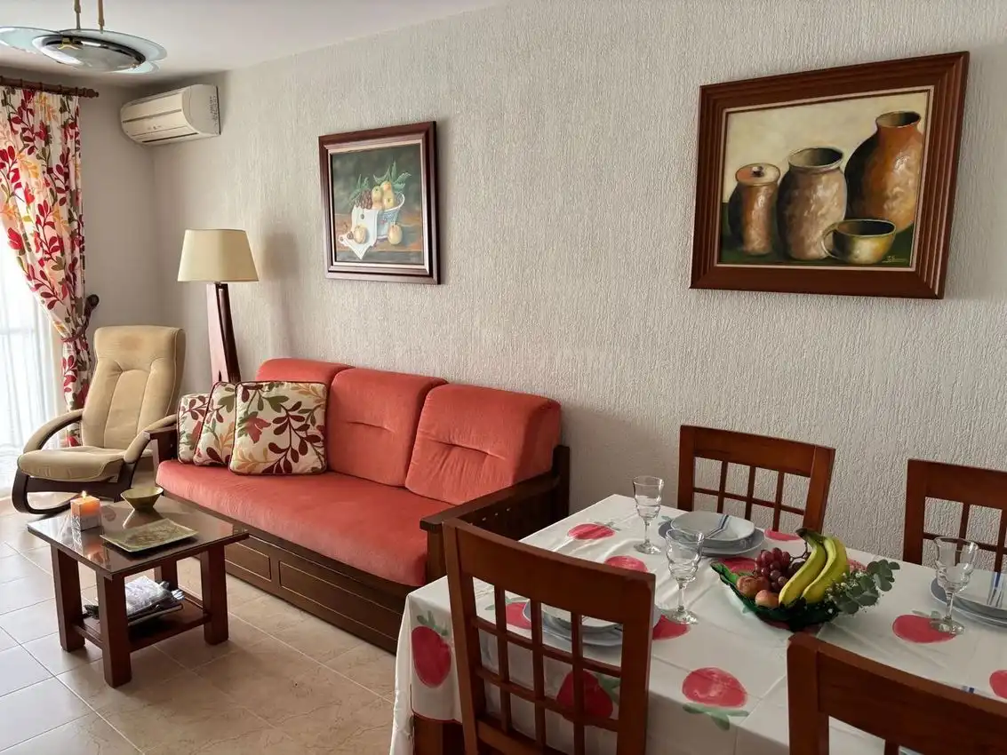 Sala de estar de Piso en venta en Chipiona con Aire acondicionado