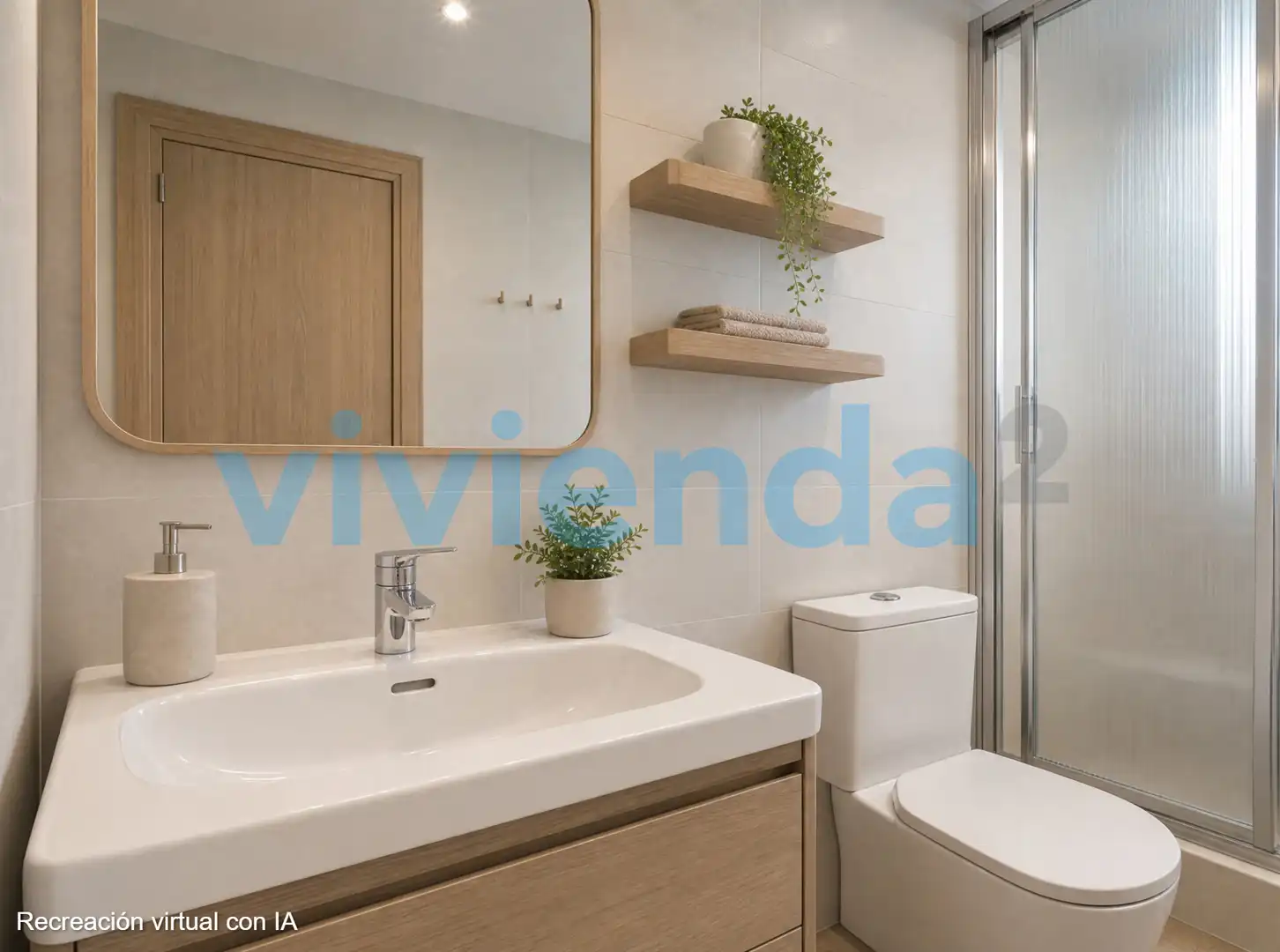 Bany de Pis en venda en Madrid amb Aire condicionat