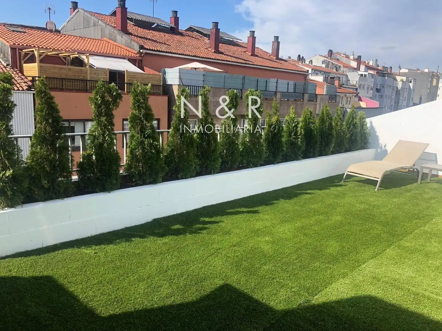 Terrasse von Dachboden zum Verkauf in Santiago de Compostela  mit Heizung, Terrasse und Abstellraum